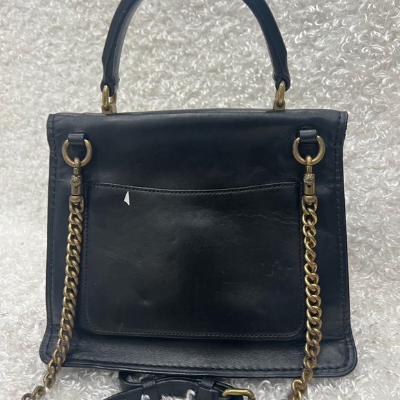 Coach Leather Parker Top Handle Cross Body Handbag - Picture 4 of 9